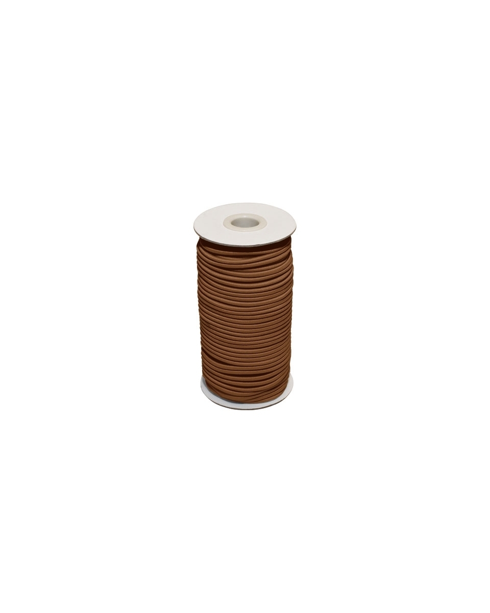 Elastic cord 2 mm ginger 102 polyester 50 mb