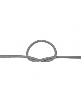 Gummikordel 2 mm grau 134 polyester 50 lm