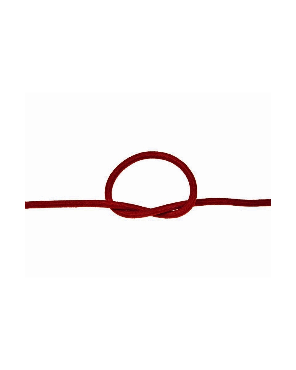 Elastic cord 2 mm dark red 171/2 polyester 50 mb