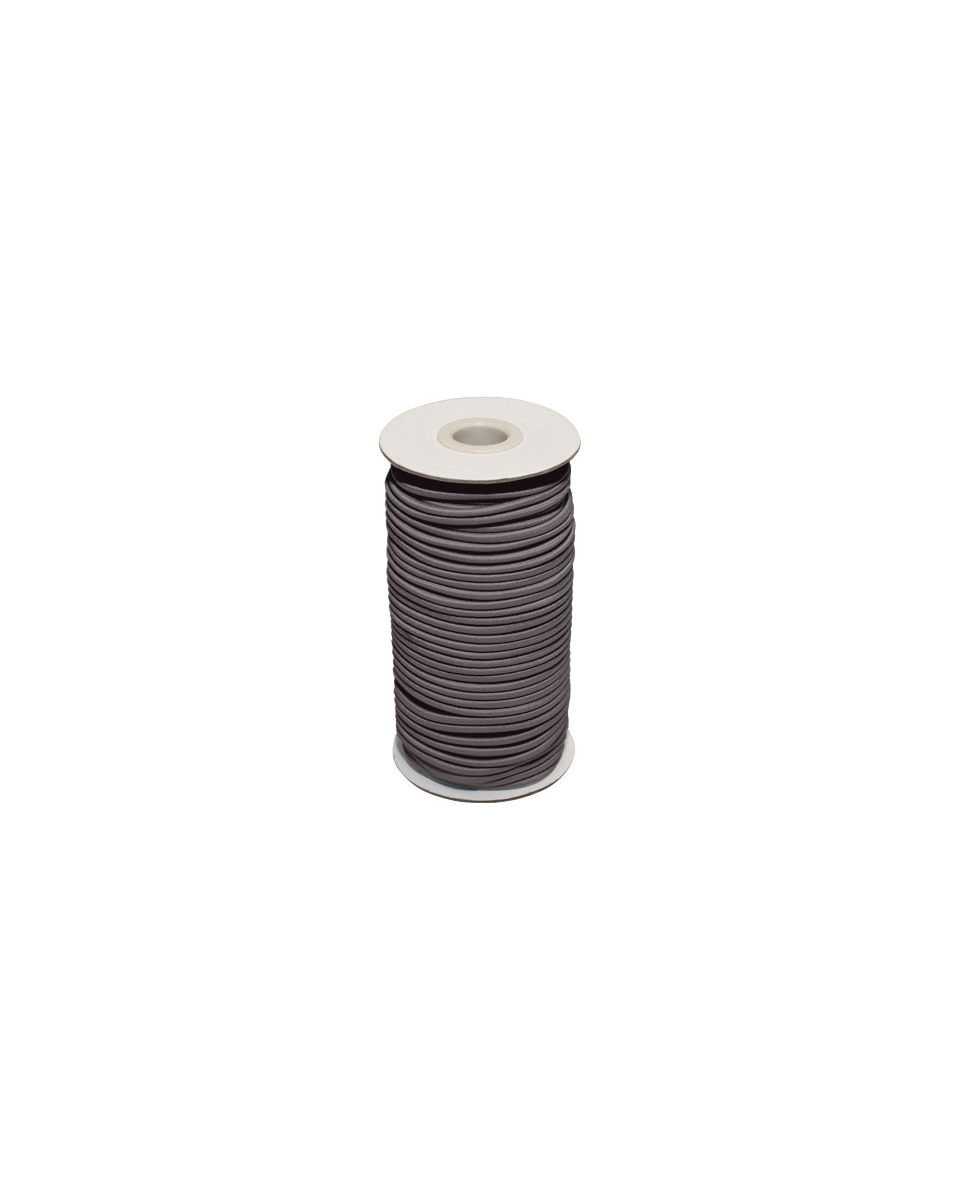Gummikordel 2 mm grafitgrau 301 polyester 50 lm