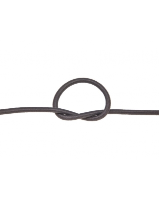 Elastic cord 2 mm graphite 220 polyester 50 mb