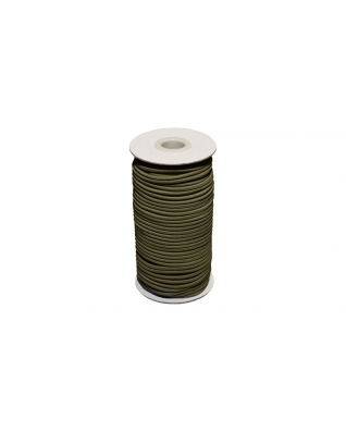Elastic cord 2 mm olive 220 polyester 50 mb