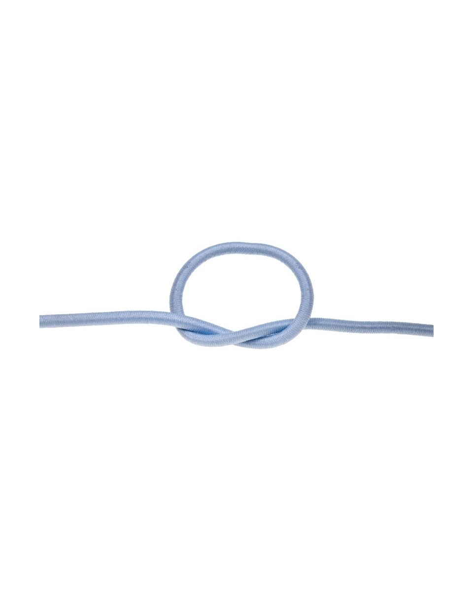 Gummikordel 2 mm hellblau 351 polyester 50 lm