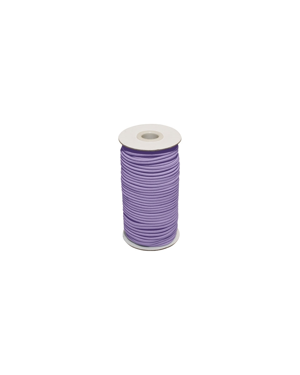 Gummikordel 2 mm violett 373 polyester 50 lm