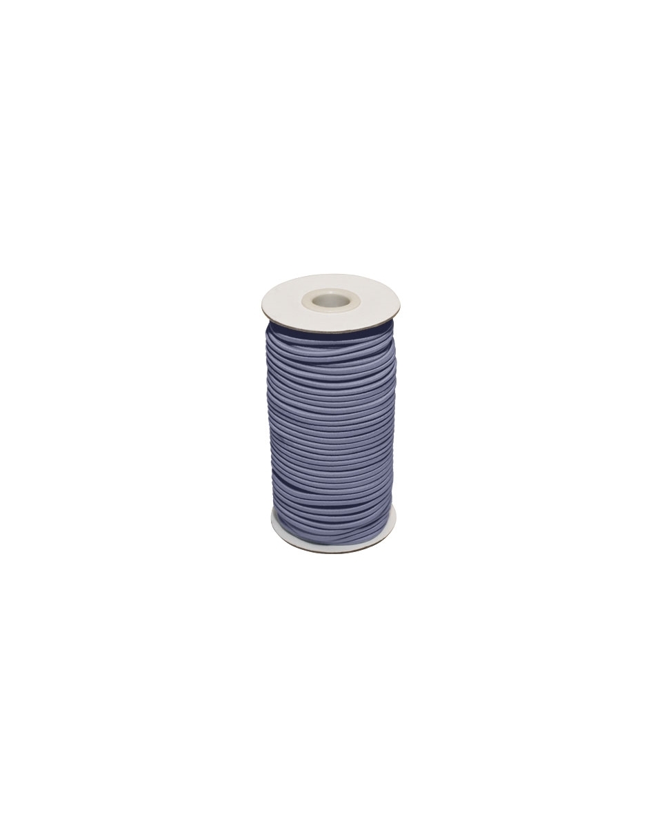Elastic cord 2 mm dark blue 398 polyester 50 mb