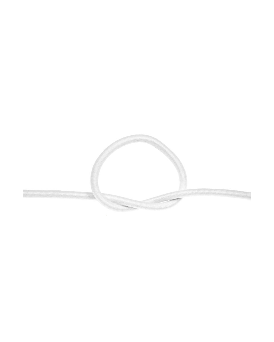 Elastic cord 2 mm white 501 polyester 100 mb Elastic cord 2 mm white 501 polyester 100 mb
