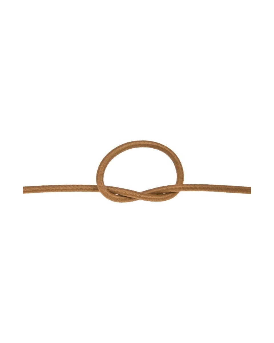 Gummikordel 2 mm hellbraun 508 polyester 50 lm