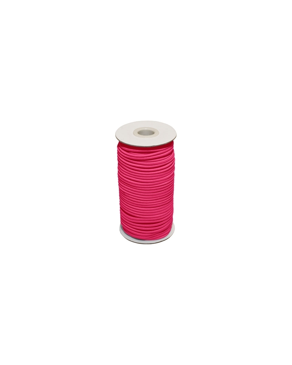 Elastic cord 2 mm pink 516 polyester 50 mb Elastic cord 2 mm pink 516 polyester 50 mb