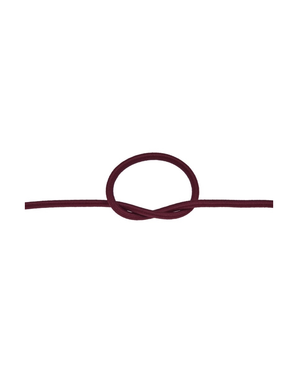 Elastic cord 2 mm maroon 525 polyester 50 mb