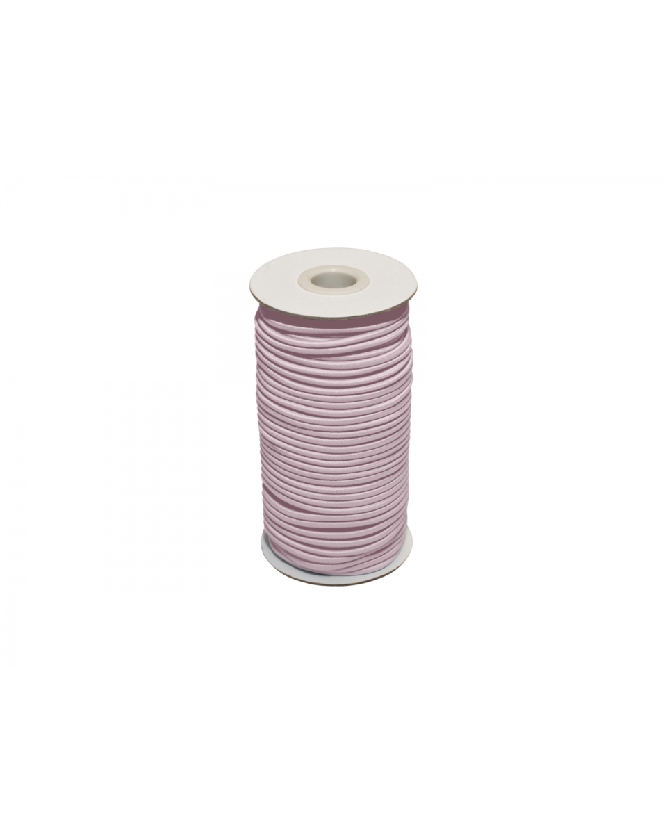 Elastic cord 2 mm light pink 552 polyester 50 mb Elastic cord 2 mm light pink 552 polyester 50 mb