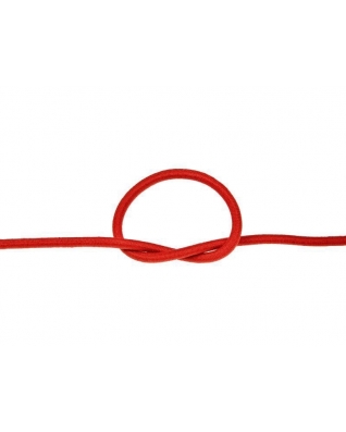 Elastic cord 2  mm red 620 polyester 50 mb