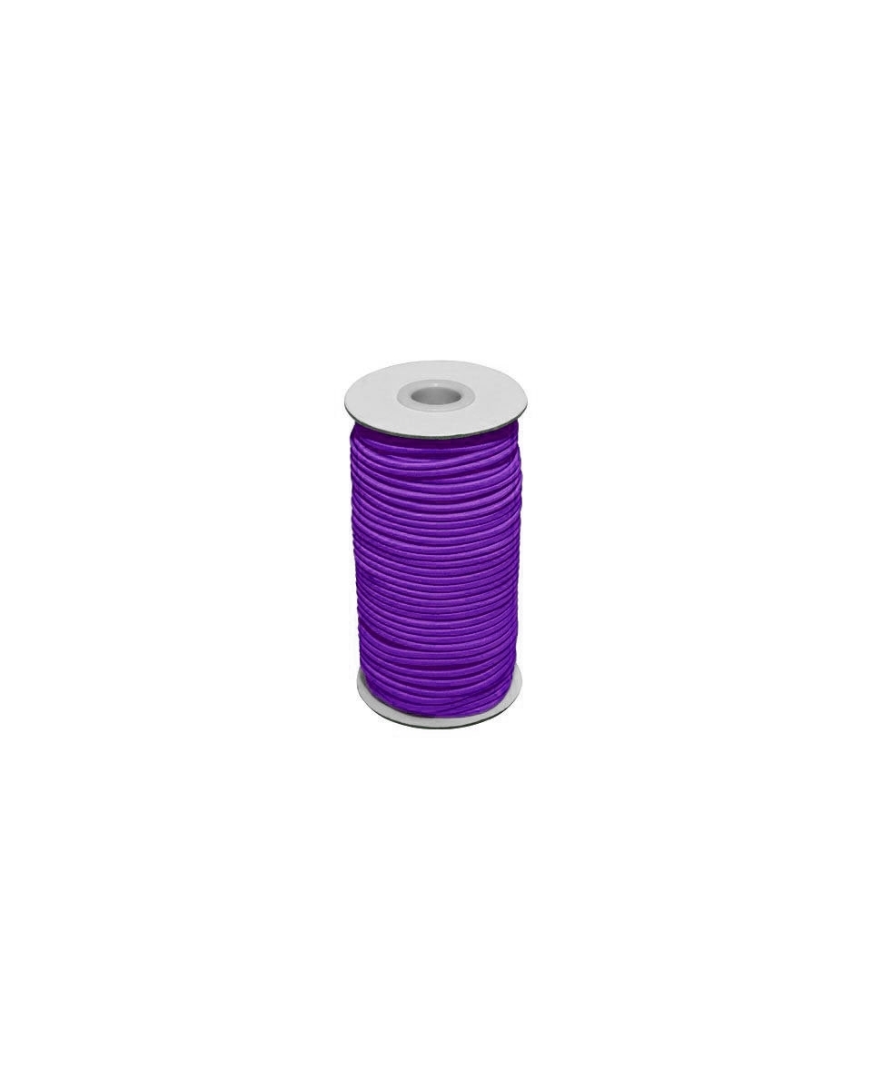 Elastic cord 2 mm violet 689 polyester 50 mb Elastic cord 2 mm violet 689 polyester 50 mb