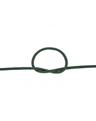 Elastic cord 2 mm green 878 polyester 50 mb