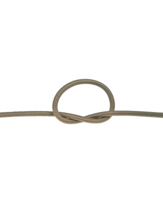 Elastic cord 2 mm dark beige 894 polyester 50 mb