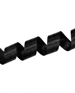 WEBBING&nbsp25 MM / 1,60 MM BLACK EU&nbsp580      PES&nbsp25 MB