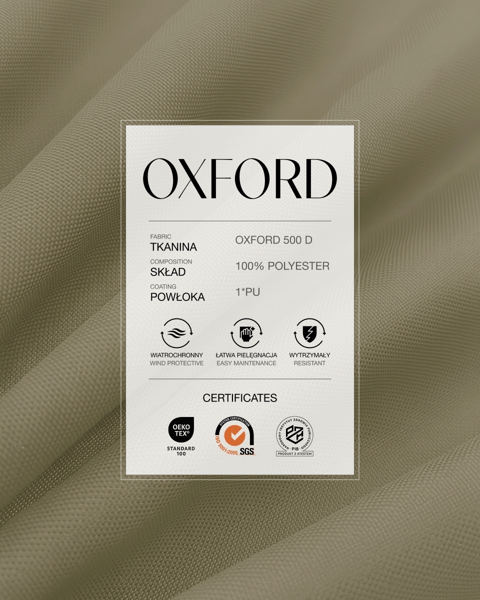 Polyester-Oxford-Stoff 500D PU (810) Beige