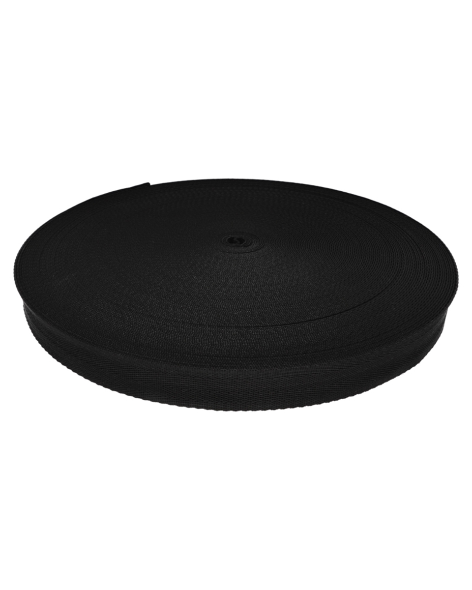 TRAGBAND 25 MM SCHWARZ 580 PP 50 LM