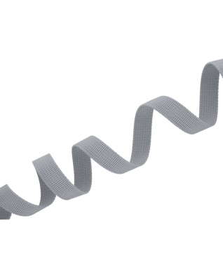 Rips-Trageband 15 mm (134) Grau