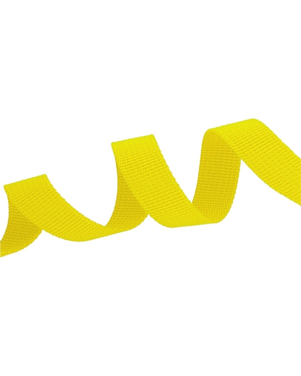 Taśma nośna rypsowa 10 mm (504) żółta