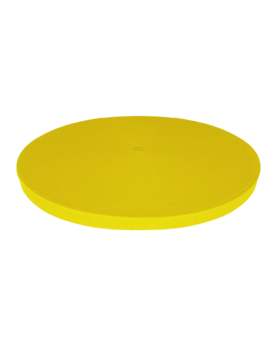 Taśma nośna rypsowa 10 mm (504) żółta