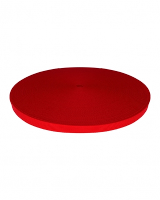 Ripsový nosný popruh 10 mm (620) červená