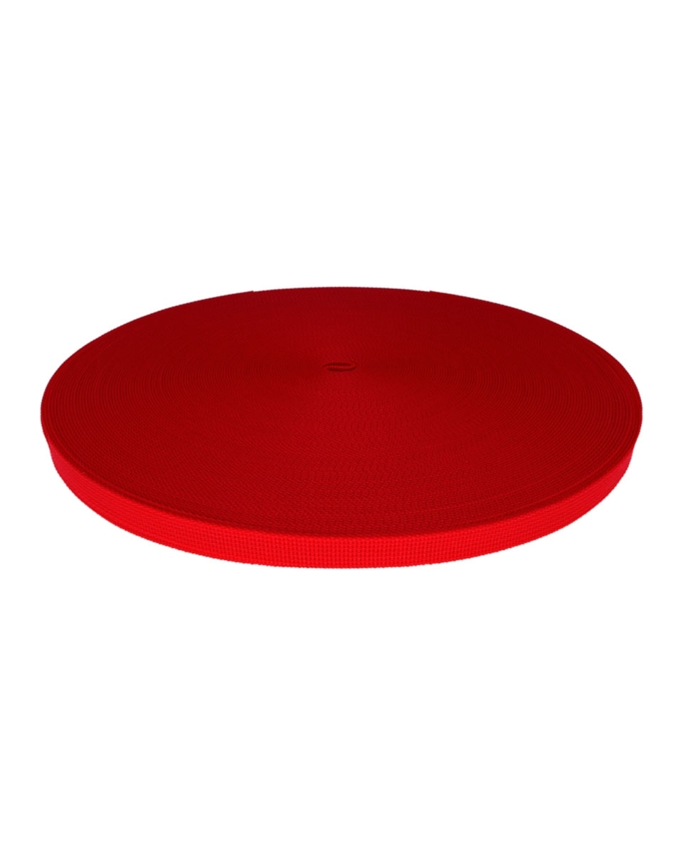 Ripsový nosný popruh 10 mm (620) červená