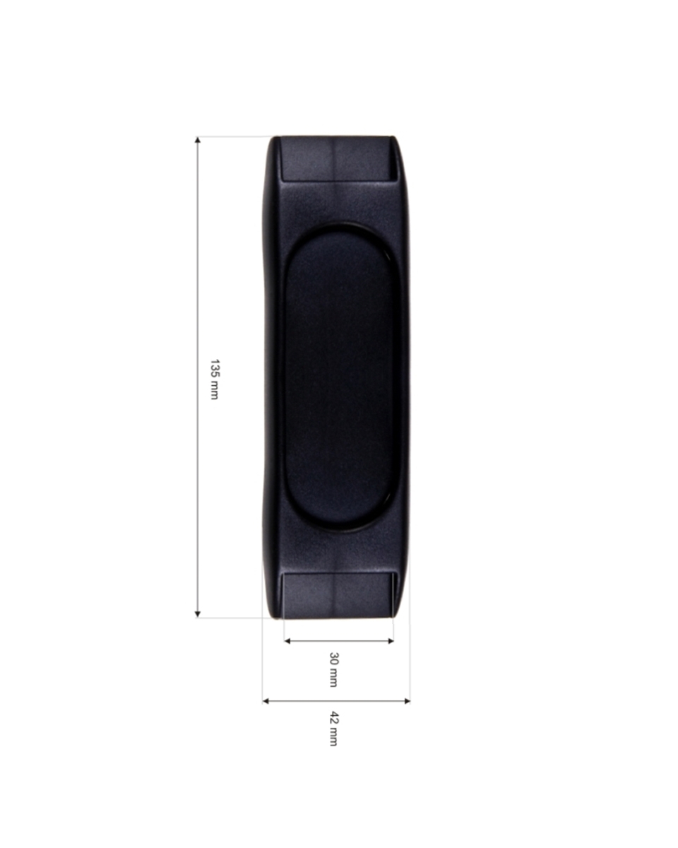 Naramiennik plastikowy 30/135 mm czarny