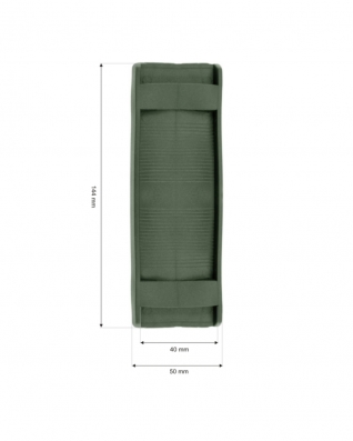 Naramiennik plastikowy 40/144 mm oliwkowy