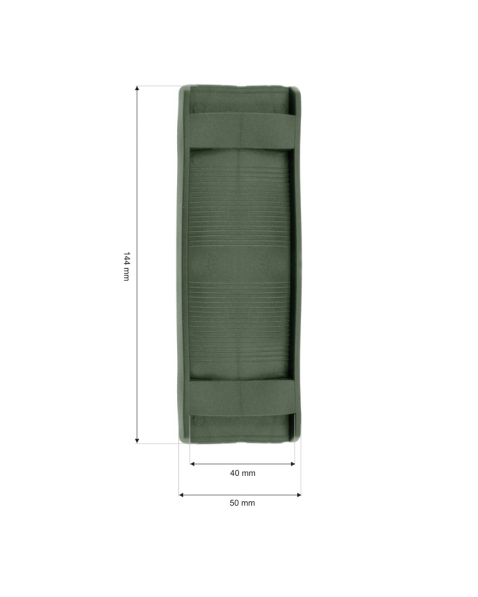 Naramiennik plastikowy 40/144 mm oliwkowy