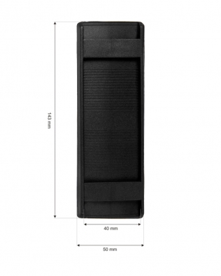Naramiennik plastikowy 40/143 mm czarny
