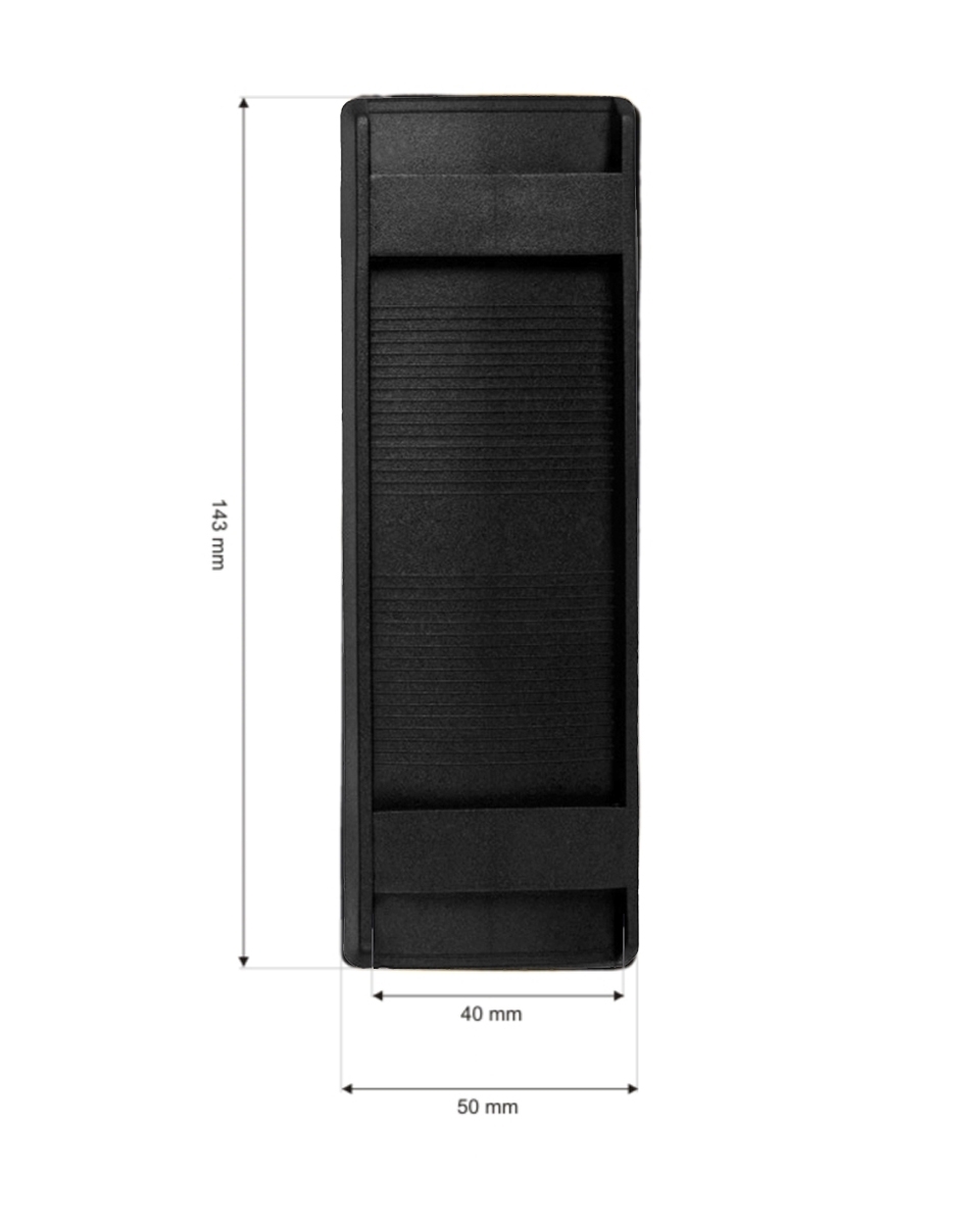 Naramiennik plastikowy 40/143 mm czarny