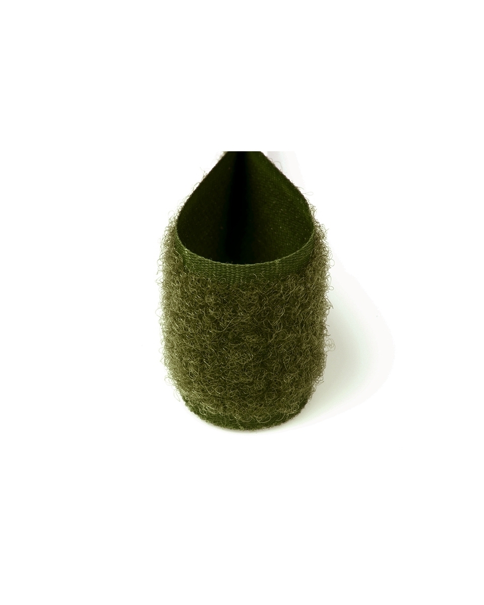 Klettverschlussband  weiß&nbsp170 polyester/nylon flausch 25 lm