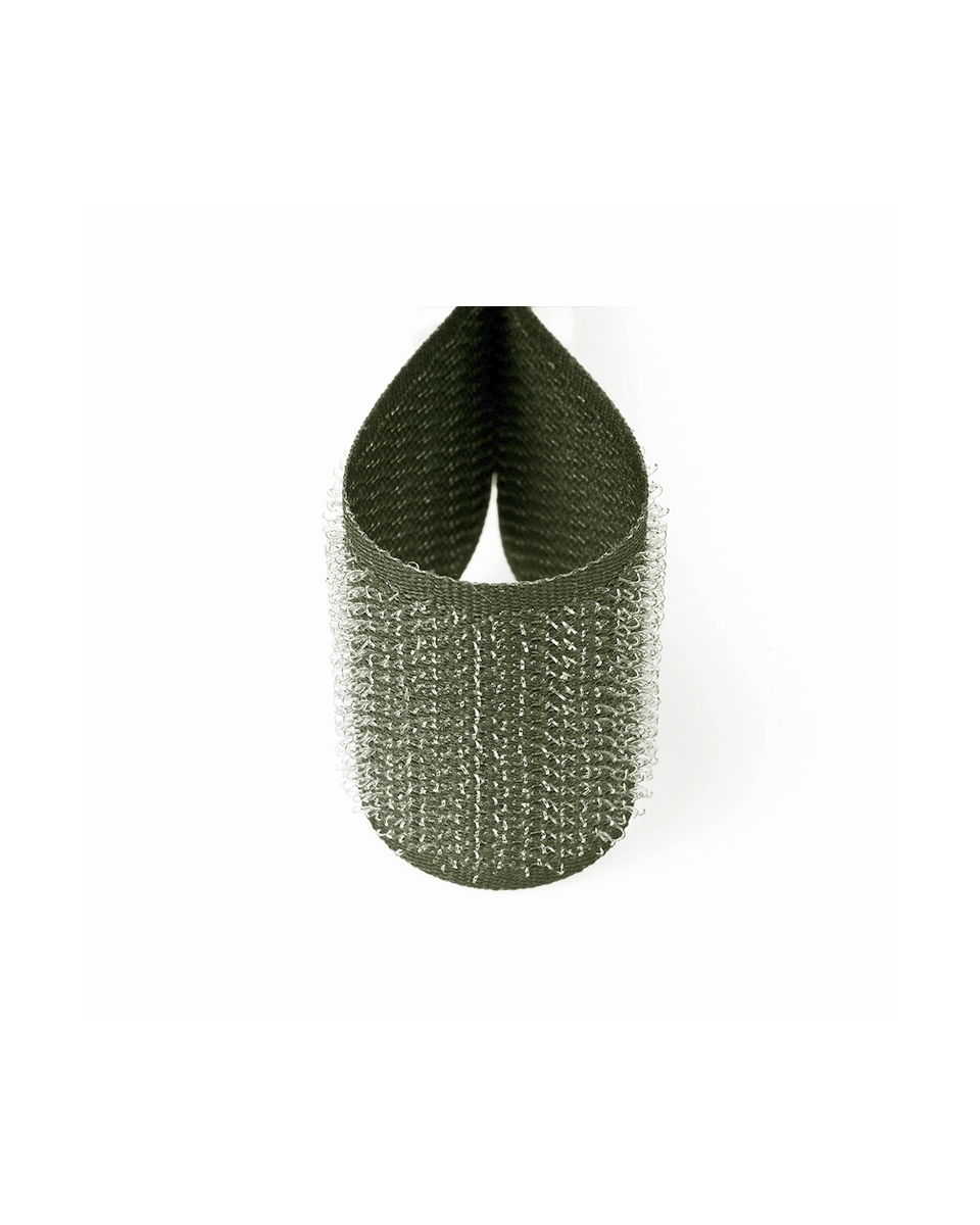 Hook and loop tape  olive 305 polyester/nylon hook 25 mb