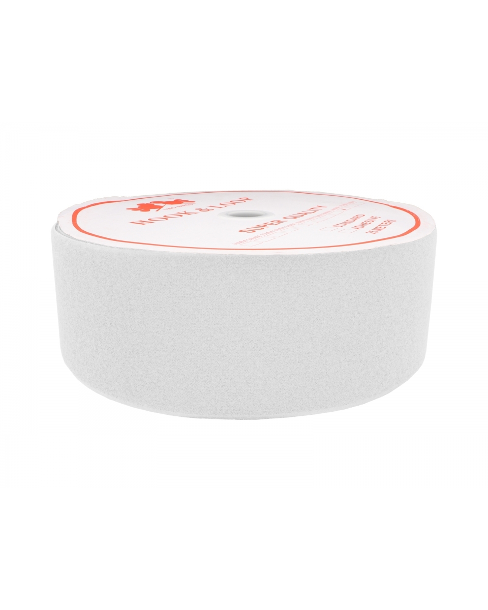 Hook and loop tape white 501 polyester/nylon loop 25 mb Hook and loop tape white 501 polyester/nylon loop 25 mb