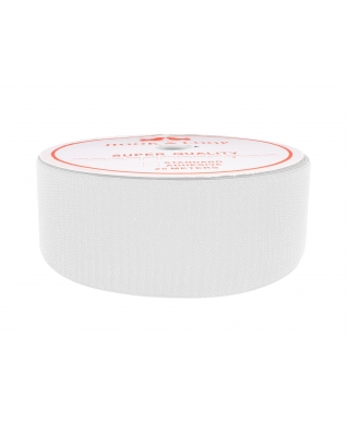 Hook and loop tape  white 501 polyester/nylon hook 25 mb