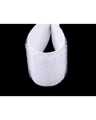 Taśma rzep biała 501 pes/nylon haczyk