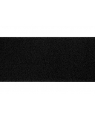 Klettverschlussband  schwarz 580 polyester/nylon flausch 25 lm