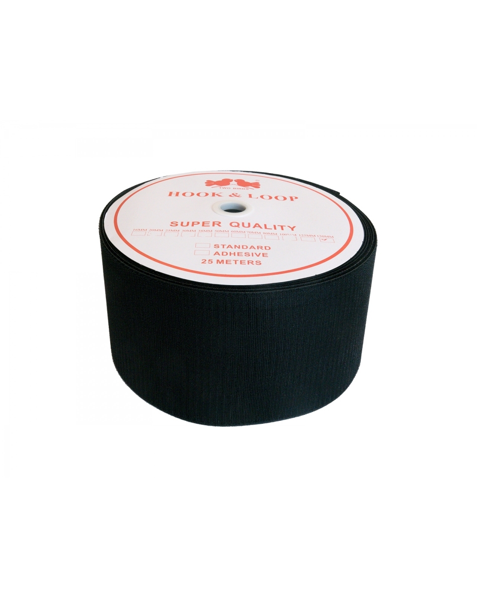Taśma rzep czarna 580 pes/nylon haczyk