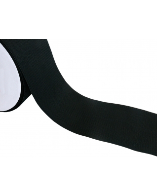 Klettverschlussband  schwarz 580 polyester/nylon haken 25  lm