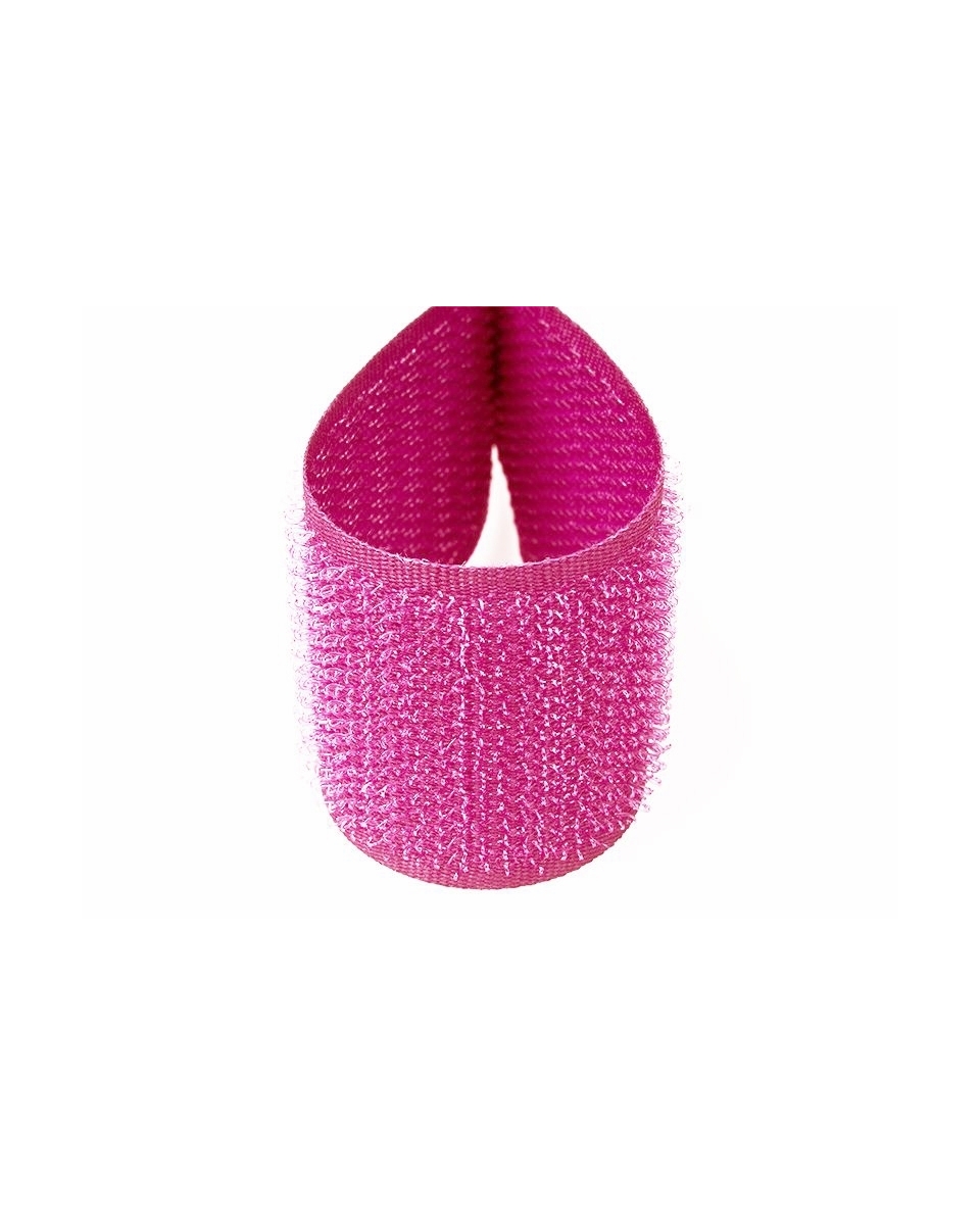 Hook and loop tape  pink 516 polyester/nylon hook 25 mb