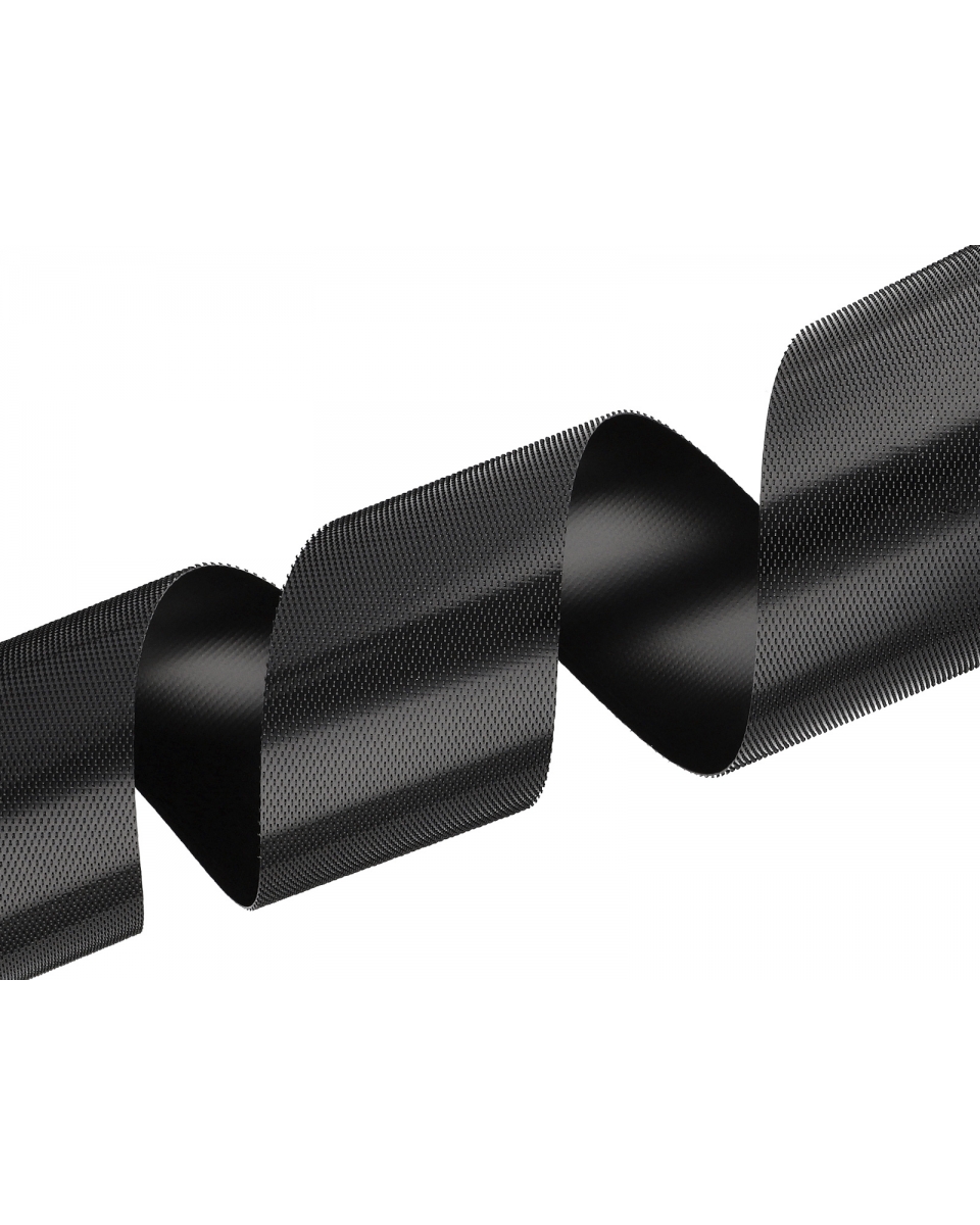 HOOK AND LOOP TAPE LOW-PROFILE  (580) BLACK PES/NYLON 25  MB