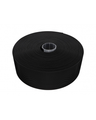 HOOK AND LOOP TAPE LOW-PROFILE  (580) BLACK PES/NYLON 25  MB