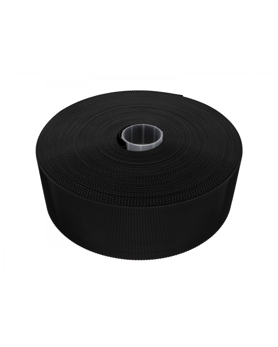 HOOK AND LOOP TAPE LOW-PROFILE  (580) BLACK PES/NYLON 25  MB