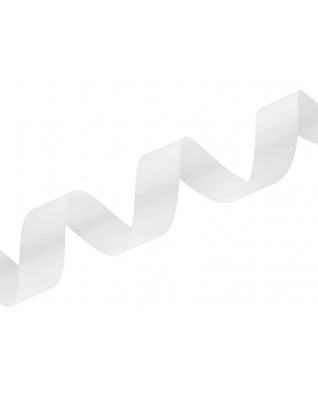 HOOK AND LOOP TAPE LOW-PROFILE  (501) WHITE PES/NYLON 25 MB