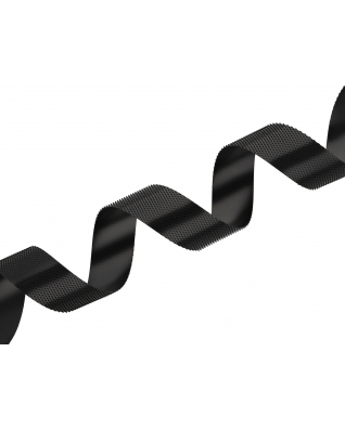 HOOK AND LOOP TAPE LOW-PROFILE  (580) BLACK PES/NYLON 25 MB
