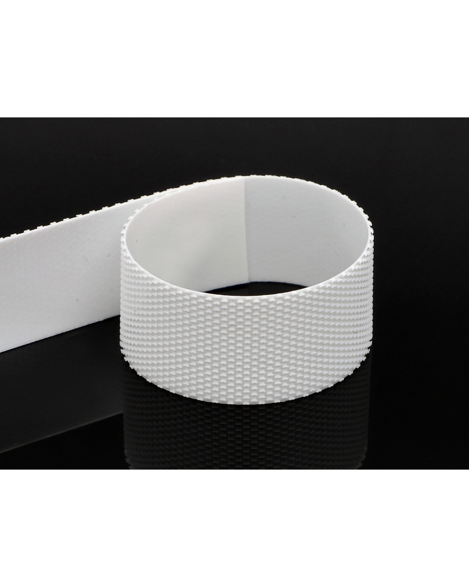 HOOK AND LOOP TAPE LOW-PROFILE  (501) WHITE PES/NYLON 25 MB