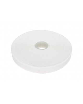 HOOK AND LOOP TAPE LOW-PROFILE  (501) WHITE PES/NYLON 25 MB