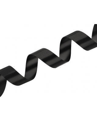 HOOK AND LOOP TAPE LOW-PROFILE  (580) BLACK PES/NYLON 25 MB