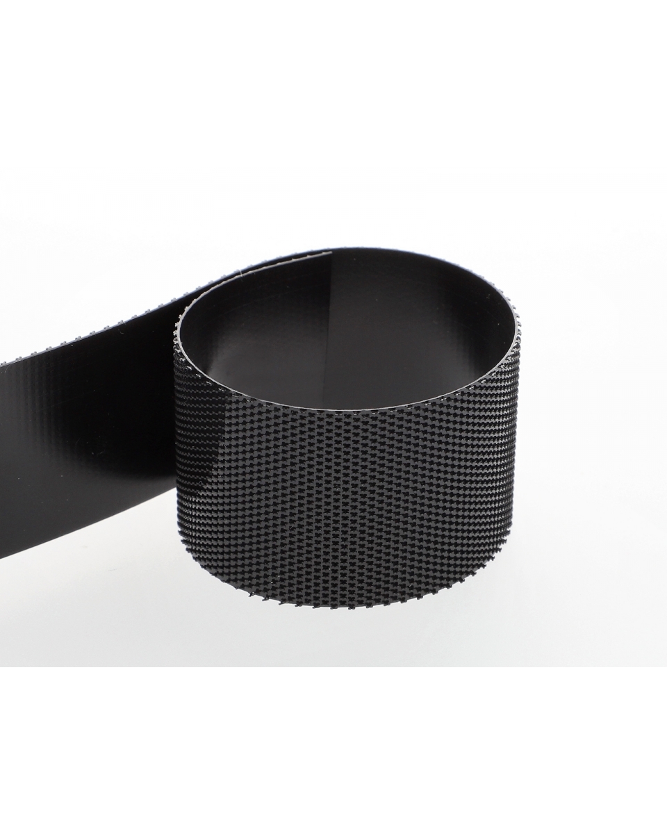 HOOK AND LOOP TAPE LOW-PROFILE  (580) BLACK PES/NYLON 25 MB