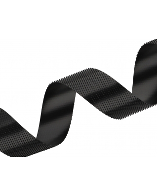 HOOK AND LOOP TAPE LOW-PROFILE  (580) BLACK PES/NYLON 25 MB